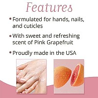 Gena Mani Spa Liquid Hand Soak | Softens, Moisturizes Hands, Nails, and Cuticles for Great Manicure Pre Treatment | Made in The USA |Grapefruit Scent |8 Oz