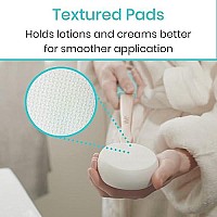 Vive Lotion Applicator for Back, Feet (17.5) - Self Washer Beauty Shower Sponge, Long Handle Cream Wand for Elderly, Women - Apply Medicine, Skin Cream, Body Wash, Sunscreen