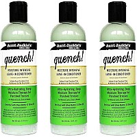 Aunt Jackie's Curls & Coils Quench! Moisture Intensive Leave-In Conditioner, 12 oz (Pack of 3)