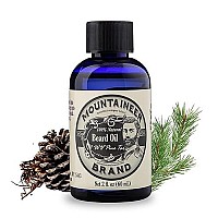 Mountaineer Brand Beard Oil | Natural Beard Oil For Men | Conditions Softens Hydrates Hair | Soothes Dry Itchy Skin | Beard Oil Growth for Men | Grooming Beard Maintenance Treatment | WV Pine Tar 2oz