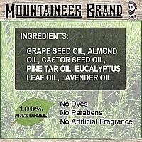 Mountaineer Brand Beard Oil | Natural Beard Oil For Men | Conditions Softens Hydrates Hair | Soothes Dry Itchy Skin | Beard Oil Growth for Men | Grooming Beard Maintenance Treatment | WV Pine Tar 2oz