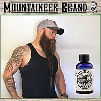 Mountaineer Brand Beard Oil | Natural Beard Oil For Men | Conditions Softens Hydrates Hair | Soothes Dry Itchy Skin | Beard Oil Growth for Men | Grooming Beard Maintenance Treatment | WV Pine Tar 2oz