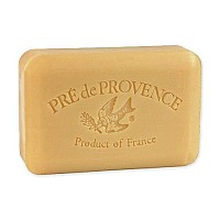 Pre de Provence Artisanal Soap Bar, Enriched with Organic Shea Butter, Natural French Skincare, Quad Milled for Rich Smooth Lather, Sandalwood, 8.8 Ounce