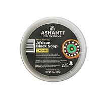 Ashanti Naturals 100% AFRICAN CREAMY BLACK SOAP, 8 OZ.