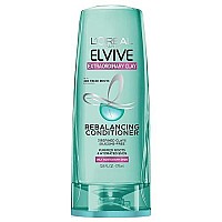 L'Oreal Paris Elvive Extraordinary Clay Rebalancing Conditioner, 12.6 fl; oz; (Packaging May Vary)