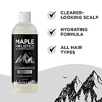 Cleansing Shampoo for Dry Scalp Care - Cedarwood and Rosemary Shampoo for Men and Flaky Scalp Moisturizer with Tea Tree Oil for Oily Scalp - Deep Clarifying Shampoo for Build Up with Rosemary Oil