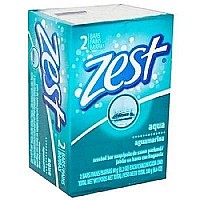 Zest 2-Bar Personal Size Aqua - 3.2oz/24pack