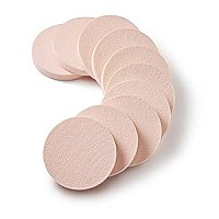 KOOBA 20 pcs Makeup Powder Sponges Round and Square Latex Free Disposable Beauty Blender Foam Cosmetic Applicator Facial Puffs for Flawless Foundation, Sensitive and All Skin Types