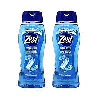 Zest Body Wash Ocean Breeze Invigorating 18 Ounce (532ml) (Pack of 2)