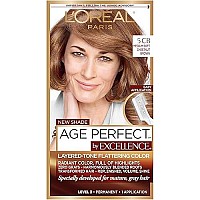 L'Oreal Paris ExcellenceAge Perfect Layered Tone Flattering Color, 5CB Medium Chestnut Brown