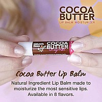 Nature's Bees, Cocoa Butter Lip Balms, Lip Moisturizer Treatment - Pack of 24 (Original Variety Assortments - Original, Olive Oil, Mango Butter, Shea Butter)