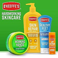 O'Keeffe's Working Hands Hand Cream, 3.4 oz, Jar, (Pack of 12)