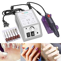 Electric Nail Drill Cadrim Nail Drill Machine Nail File Kit Manicure Pedicure Set for Acrylic Nails Gel Nail Glazing Nail Drill Nail Art Polisher Sets Glazing Nail Drill