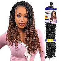 Synthetic Hair Braids FreeTress Water Wave Bulk 22 (4-Pack, 1B)