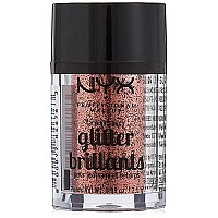 NYX Nyx professional makeup face & body glitter, copper, 0.08 ounce