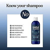 Sulfate Free Hard Water Shampoo - Deep Clarifying Shampoo for Build Up of Product and Minerals with Five Cleansing Mint Essential Oils for Replenishing Hydration and Hair Shine - Vegan & Cruelty Free