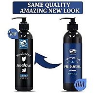 The Henna Guys 8 fl. Oz, Unscented Pre Shave Oil for Men, Excellent Shaving oil for Men, Prepares for a burns free Shave, Works with Straight or Safety Razor