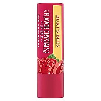 Burt's Bees Flavor Crystals 100% Natural Lip Balm, Red Raspberry with Beeswax & Fruit Extracts - 1 Tube,0.16 ounce