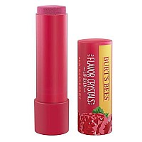 Burt's Bees Flavor Crystals 100% Natural Lip Balm, Red Raspberry with Beeswax & Fruit Extracts - 1 Tube,0.16 ounce