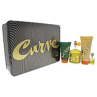 Liz Claiborne Curve 4 Piece Gift Set for Men