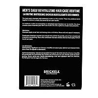 Brickell Men's Daily Revitalizing Hair Care Routine, Shampoo and Conditioner Set For Men, Mint and Tea Tree Oil Shampoo, Strength and Volume Enhancing Conditioner, Natural and Organic, Gift Set