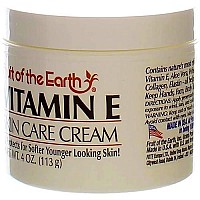 Fruit of the Earth Vitamin E Skin Care Cream 4 oz per Jar- Pack of 8