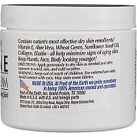 Fruit of the Earth Vitamin E Skin Care Cream 4 oz per Jar- Pack of 8