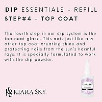 Kiara Sky Proffessional Nails Dip Essentials 2 oz Refills (Top, 2 oz)