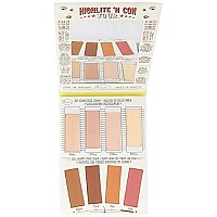 theBalm Highlighting & Makeup Conceal Powders 'N Contour Palette, Highlighters Shimmer, Matte, Bronzer, Blushes, Multicolor, 0.8 ounces