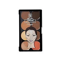 Ruby Kisses 3D Contour Artist Cream Makeup Palette Medium Dark