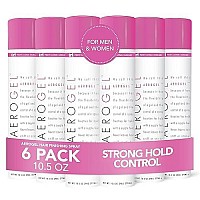 TRI Aerogel Hairspray - Non-Toxic Hair Finishing Spray for Styling, Volumizing and Holding Curly Hair with Flexible Hold - For Women and Men - Pack of 6 (10.5 Oz)