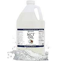 MCT Oil, Certified Food and Therapeutic Grade, Carrier Oil, Massage Oil, Hydrating Oil, Hair Oil, 0 Additives, Pure MCT Oil (128 Ounce (1Gallon))