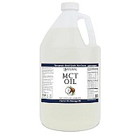 MCT Oil, Certified Food and Therapeutic Grade, Carrier Oil, Massage Oil, Hydrating Oil, Hair Oil, 0 Additives, Pure MCT Oil (128 Ounce (1Gallon))