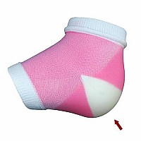 Bodiance Moisturizing Gel Heel Socks or Sleeves, 2 Pairs, Pink, Large, O'keeffe's Healthy Feet Foot Cream for Cracked Heels, Callus Treatment Bundle