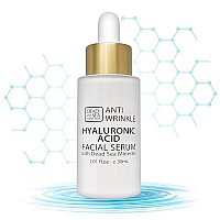 Dead Sea Collection Hyaluronic Acid Serum for Facial - Anti-Wrinkle and Anti Aging Face Skin Care - Pack of 1 (1.01 fl.oz)