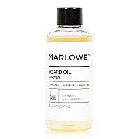 MARLOWE. Beard Oil Conditioner for Men No. 143 | Softer & Fuller Beard Care | Large 3oz Size | 100% Natural | Unscented Softener | Condition and Nourish Beard Health