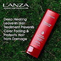 LANZA Healing ColorCare Trauma Treatment - Leave-in Bleach Damage Reconstructor Sample size, Refreshes, Repairs and Extends Color longevity up to 107%, With Triple UV & heat Protection (0.25 Fl Oz)