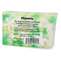 Primal Elements Plumeria Wrapped Bar Soap, 5.8 Ounce (Pack of 1)