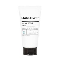 MARLOWE. No. 122 Men's Facial Scrub 6 oz | Light Daily Exfoliating Face Cleanser | Fresh Sandalwood Scent | Includes Natural Extracts