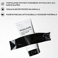 MARLOWE. No. 122 Men's Facial Scrub 6 oz | Light Daily Exfoliating Face Cleanser | Fresh Sandalwood Scent | Includes Natural Extracts