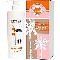 Sun Laboratories Ultra Dark Self-Tanning Lotion for Body and Face - Sunless Tan Golden Glow - Dark - 32 fl oz Bottle