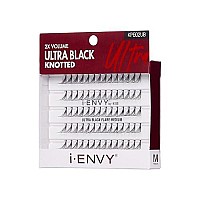 i-ENVY Luxe Black Flare Individual Lashes, 3 PACK (Ultra Black - Medium)