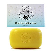 Natural Elephant Dead Sea Sulfur Soap 4.4 oz 3 Pack (3 Soap Bars)