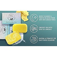 Natural Elephant Dead Sea Sulfur Soap 4.4 oz 3 Pack (3 Soap Bars)