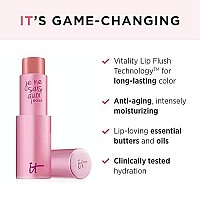 IT Cosmetics Je Ne Sais Quoi Lip Treatment - Anti-Aging Lip Balm - Reacts with Your Lips to Create a Customized Color - With Essential Oils & Antioxidants - 0.11 oz (Rose)