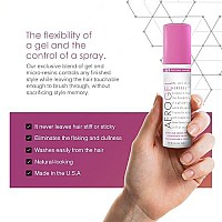 TRI Aerogel Hair Spray - Extra Hold, Free & Clear Hairspray Firm Hold for Women, Travel, Volume Fixer & Non-Sticky Hairspray Essentials, Flexible Hold Hairspray Bottle, Scented - (3oz, Pack of 2)