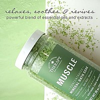 Village Naturals Therapy, Mineral Bath Soak, Aches and Pains Muscle Relief, 20 oz, Pack of 4