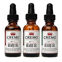 Cremo Beard Oil, Revitalizing Wild Mint, 1 fl oz - Restore Natural Moisture and Soften Your Beard To Help Relieve Beard Itch