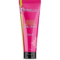 Mielle Organics Babassu Brazilian Curly Cocktail Curl Cream for Dry & Curly Hair Types, Moisturizing Cream for Curly Hair, 7.5 Ounces