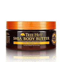 Tree Hut 24 Hour Intense Hydrating Shea Body Butter Tropical Mango, 7oz, Moisturizer with Pure Shea Butter for Nourishing Essential Body Care